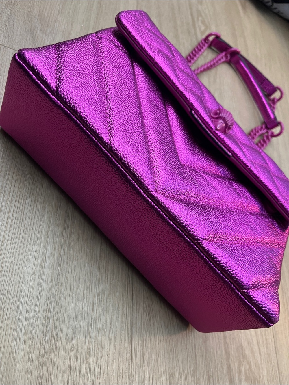 Kurt Geiger Kensington Bag Drench Pale Pink - Picture 4 of 15